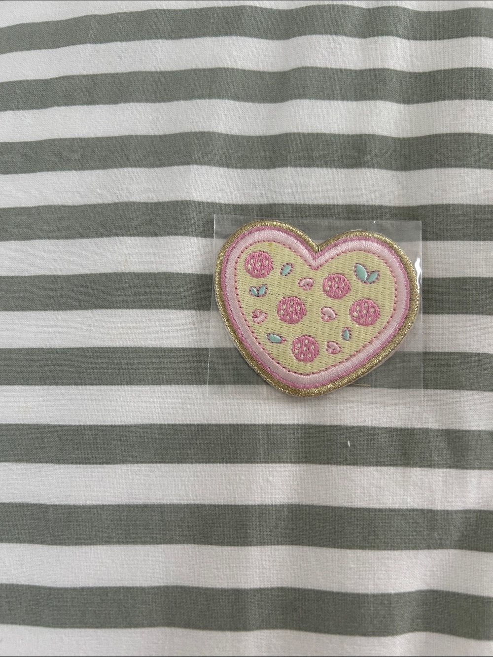 Stoney Clover Lane Pizza Heart Patch